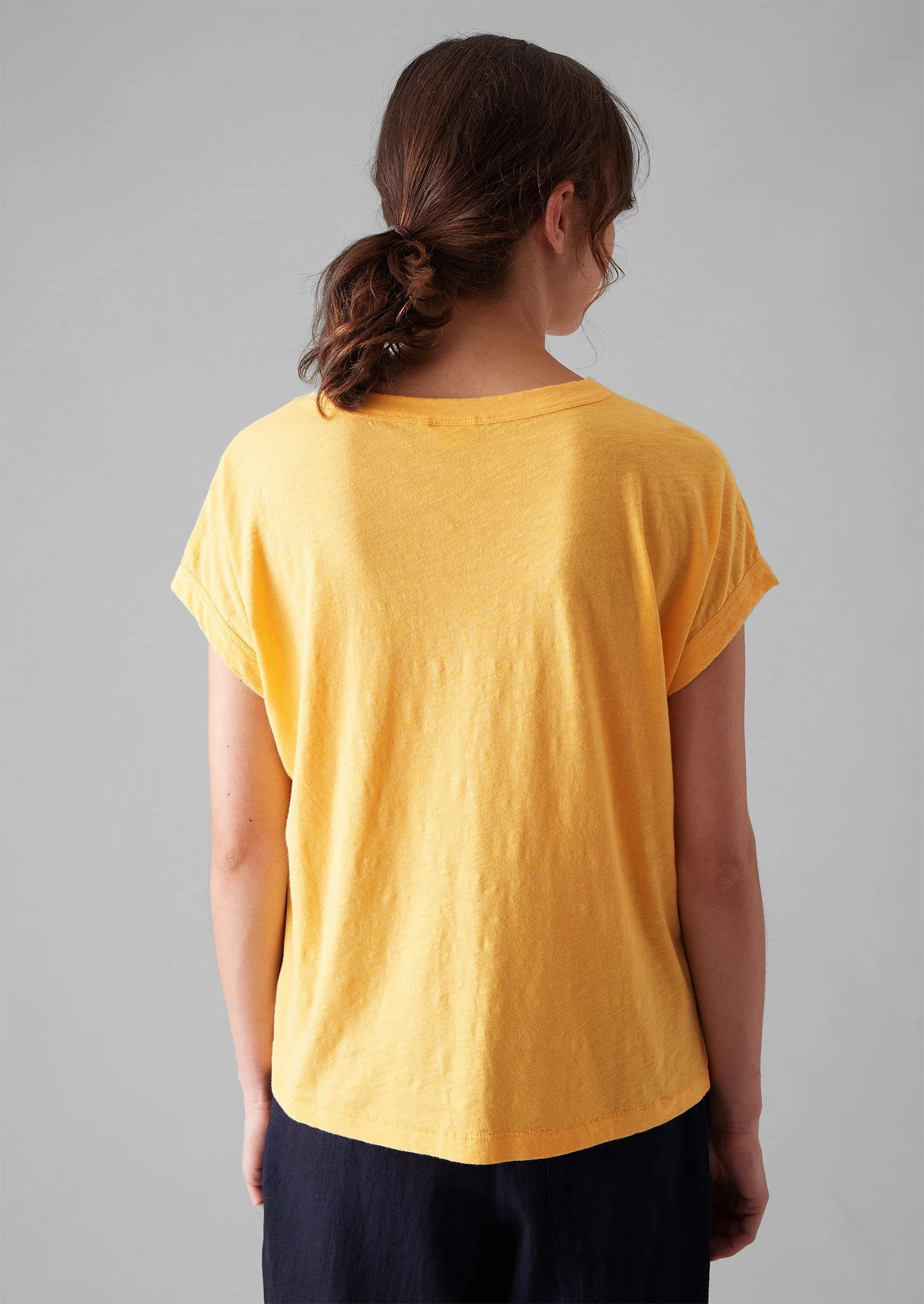 Alda Organic Cotton Easy Tee | Papaya - Image 3