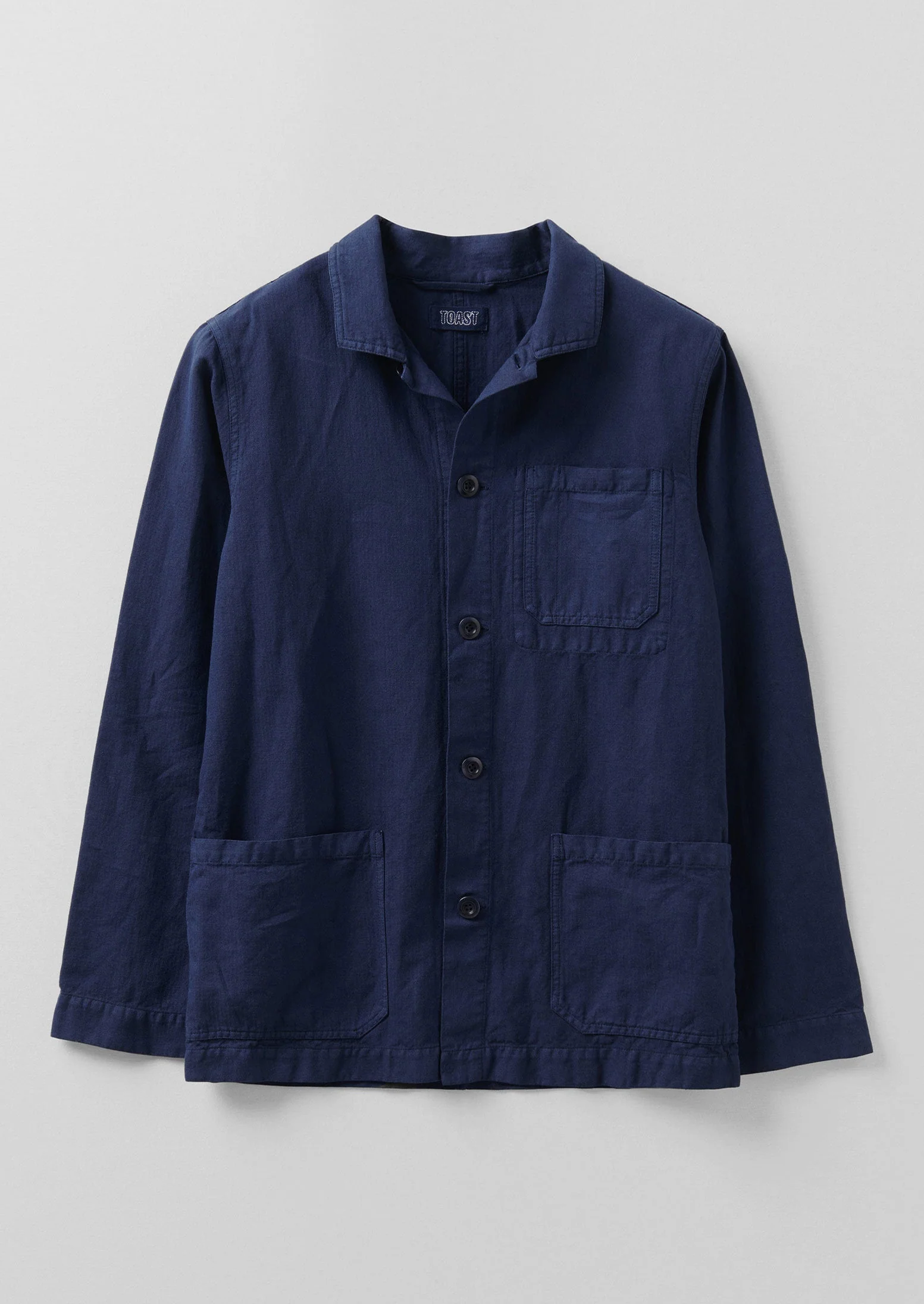 Arlo Garment Dyed Herringbone Jacket | Dark Indigo - Image 5