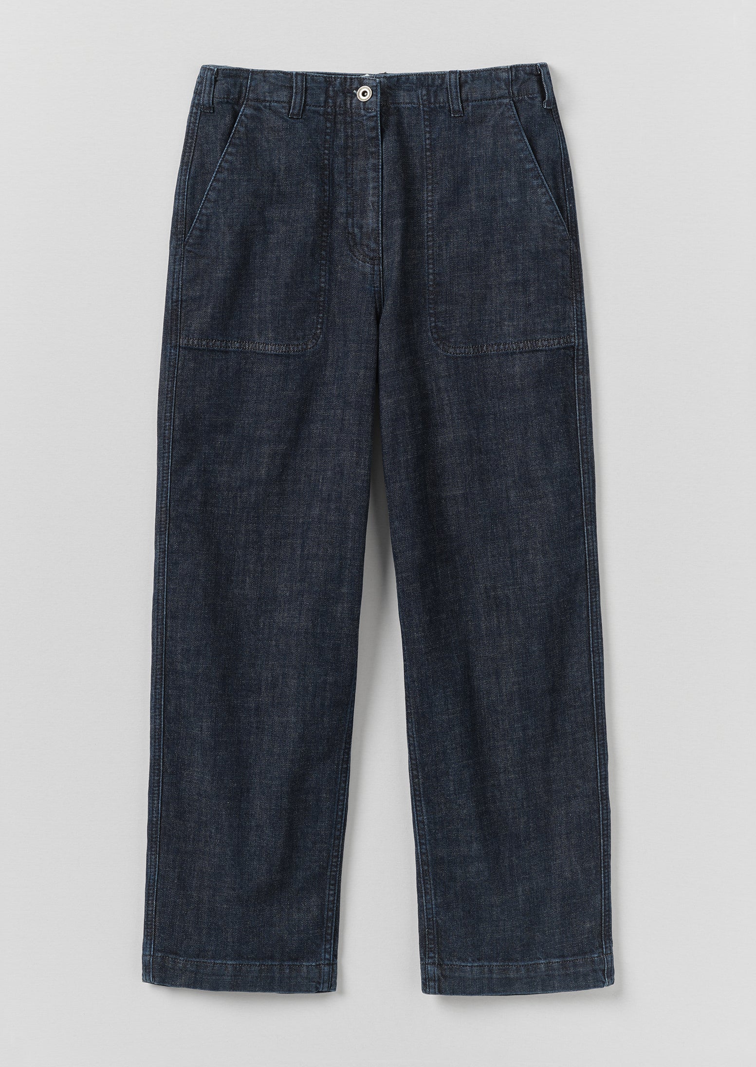 Ashley Organic Cropped Jeans | Indigo - Image 7