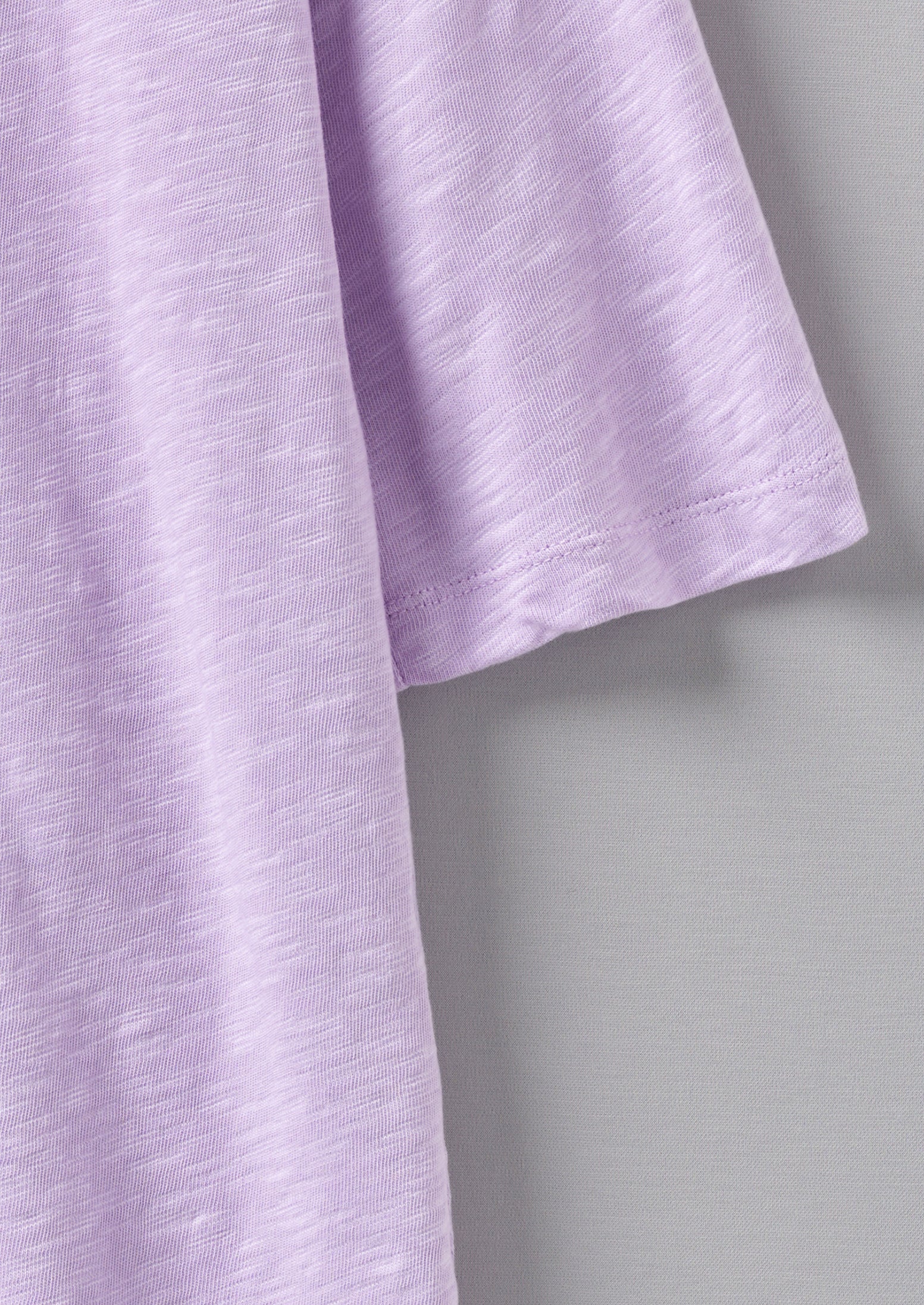 Cleo Garment Dyed Organic Cotton Tee | Lupine - Image 4