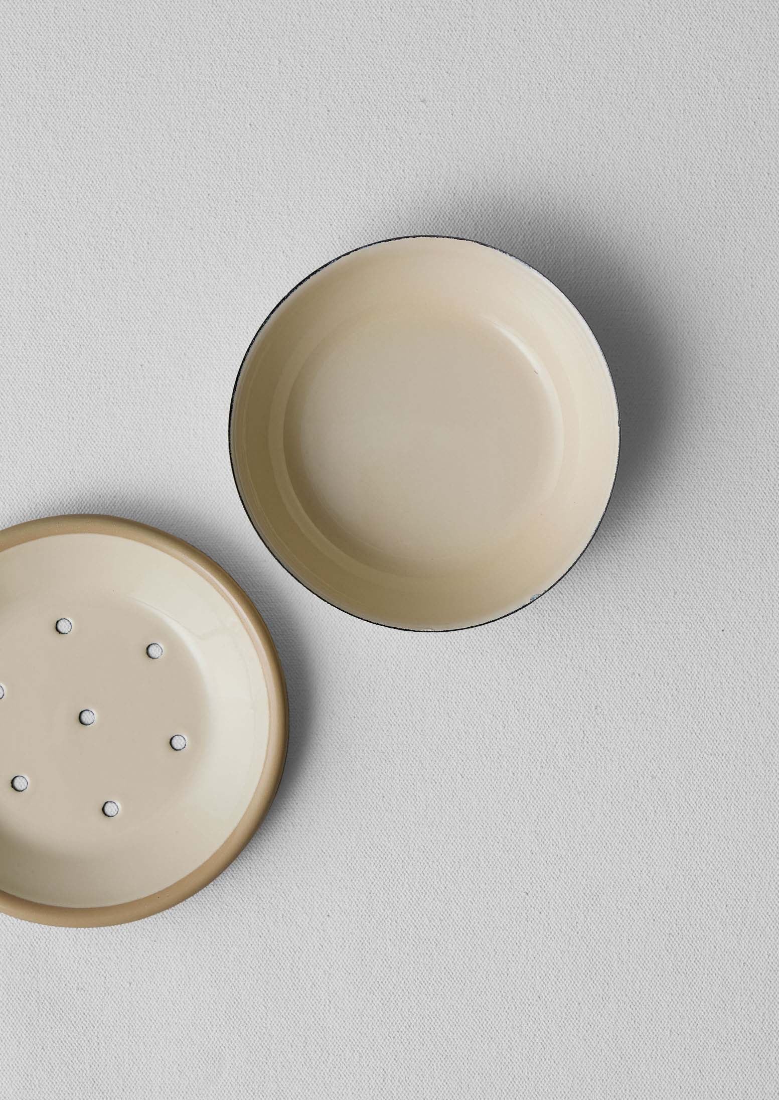 Enamel Soap Dish | Putty/Cream - Image 4