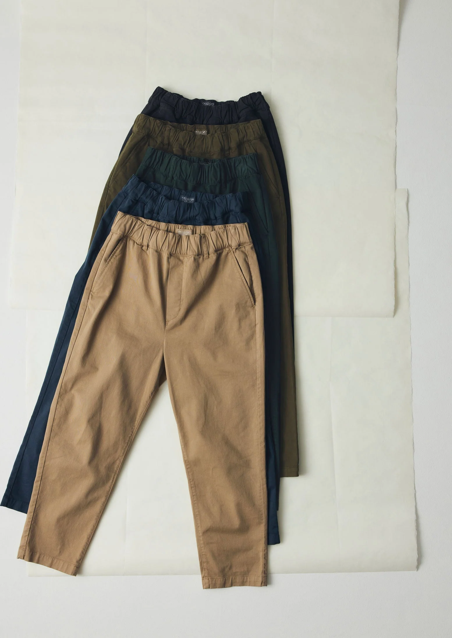 Gabi Cotton Pull On Trousers | Ash Brown - Image 4