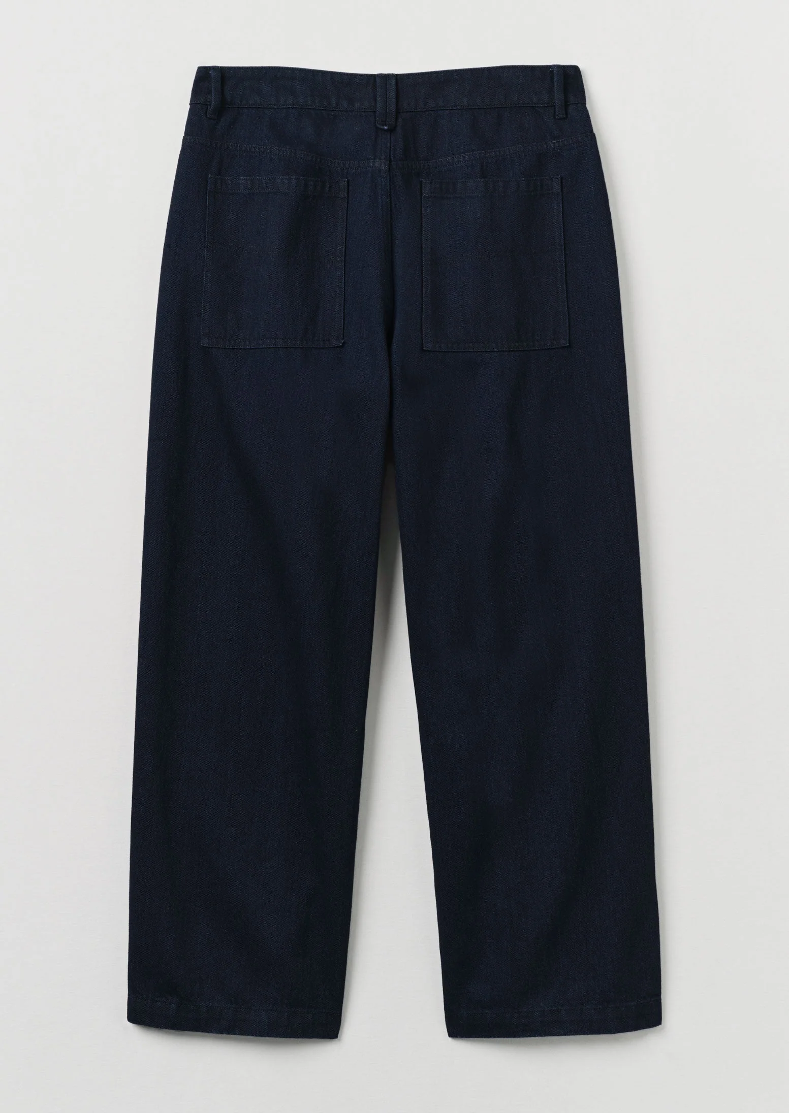 Japanese Denim Wide Leg Trousers | Indigo - Image 7