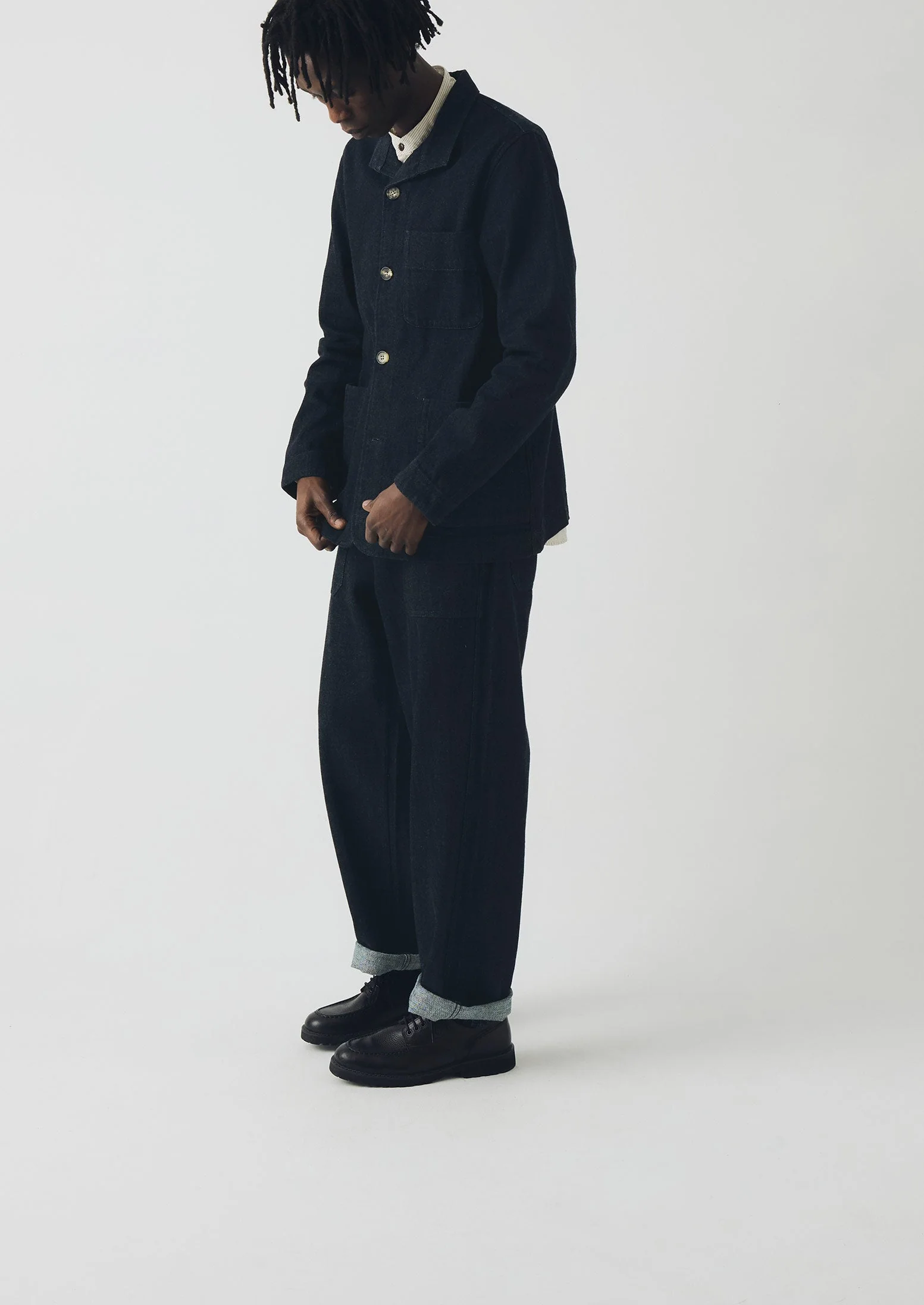 Monty Japanese Denim Jacket | Indigo - Image 3