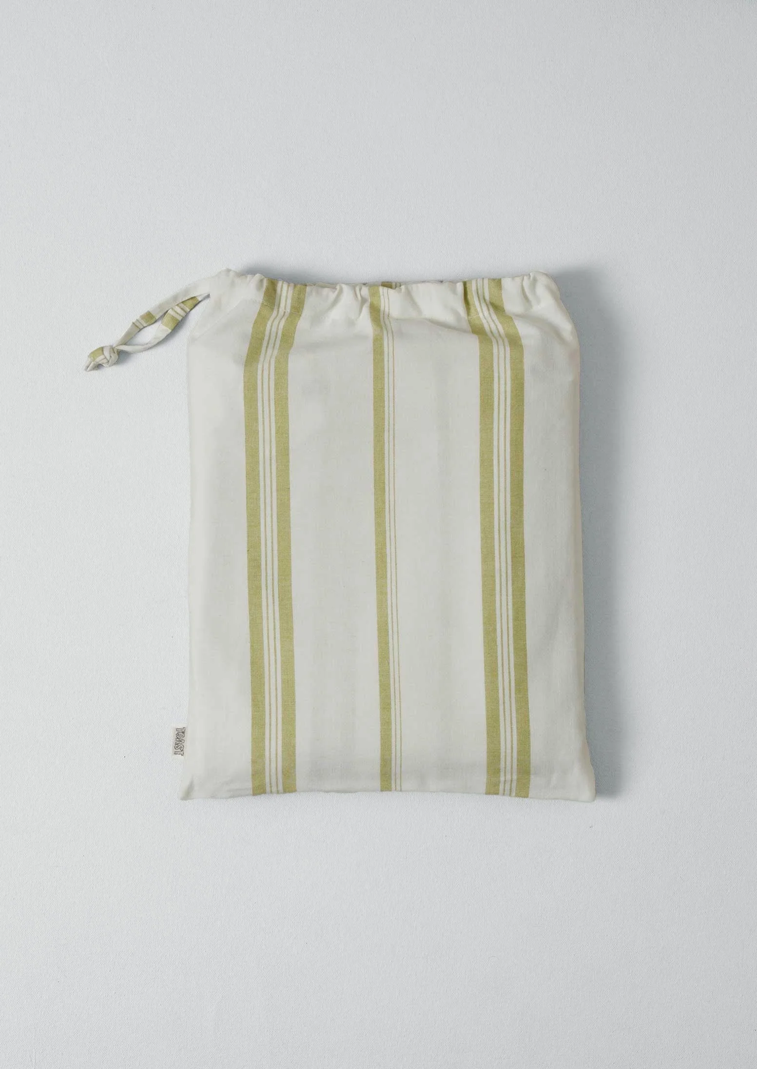 Sail Stripe Shower Curtain | Chalk/Fern - Image 5