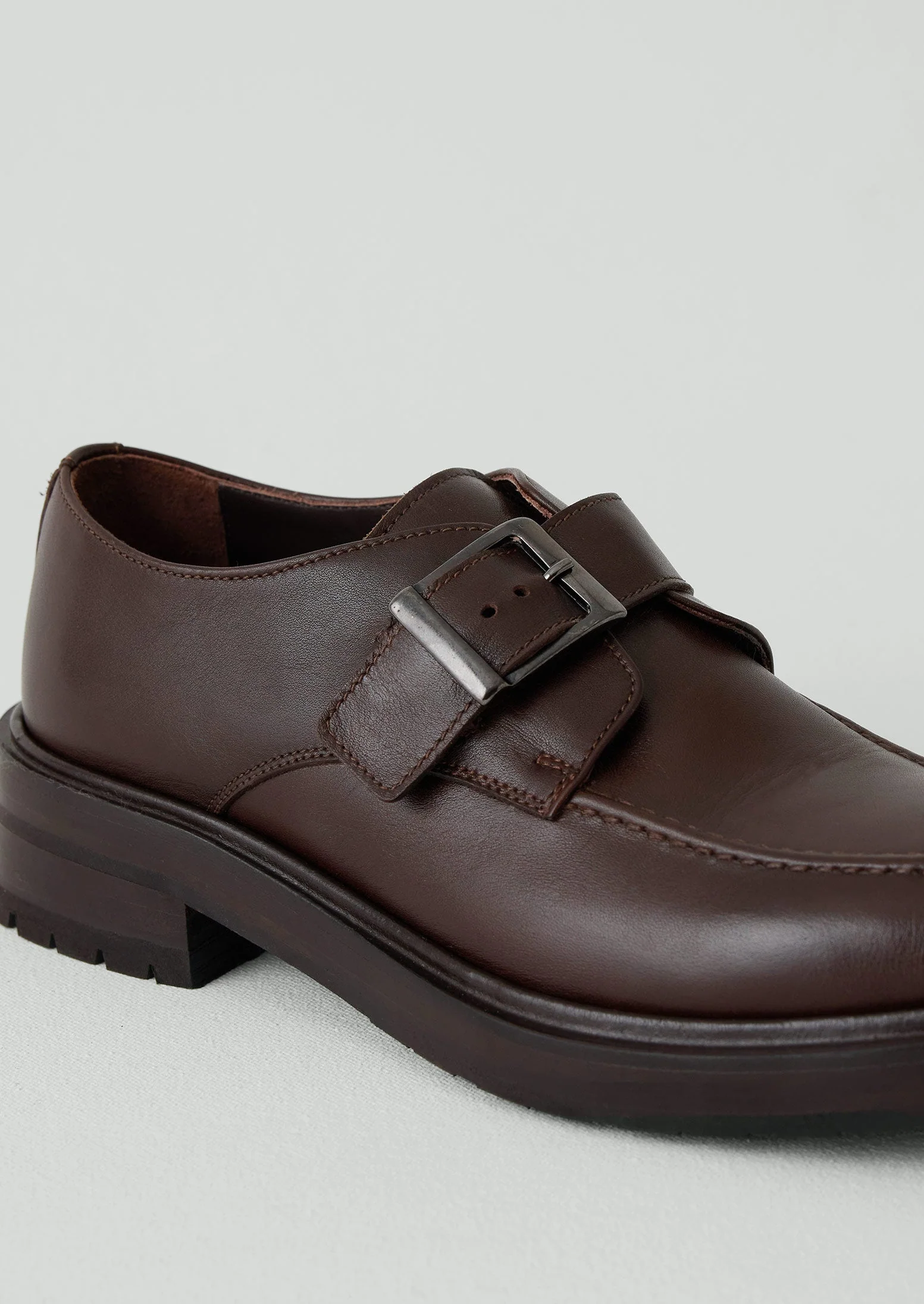 Sturlini Monk Strap Shoes | Dark Brown - Image 4