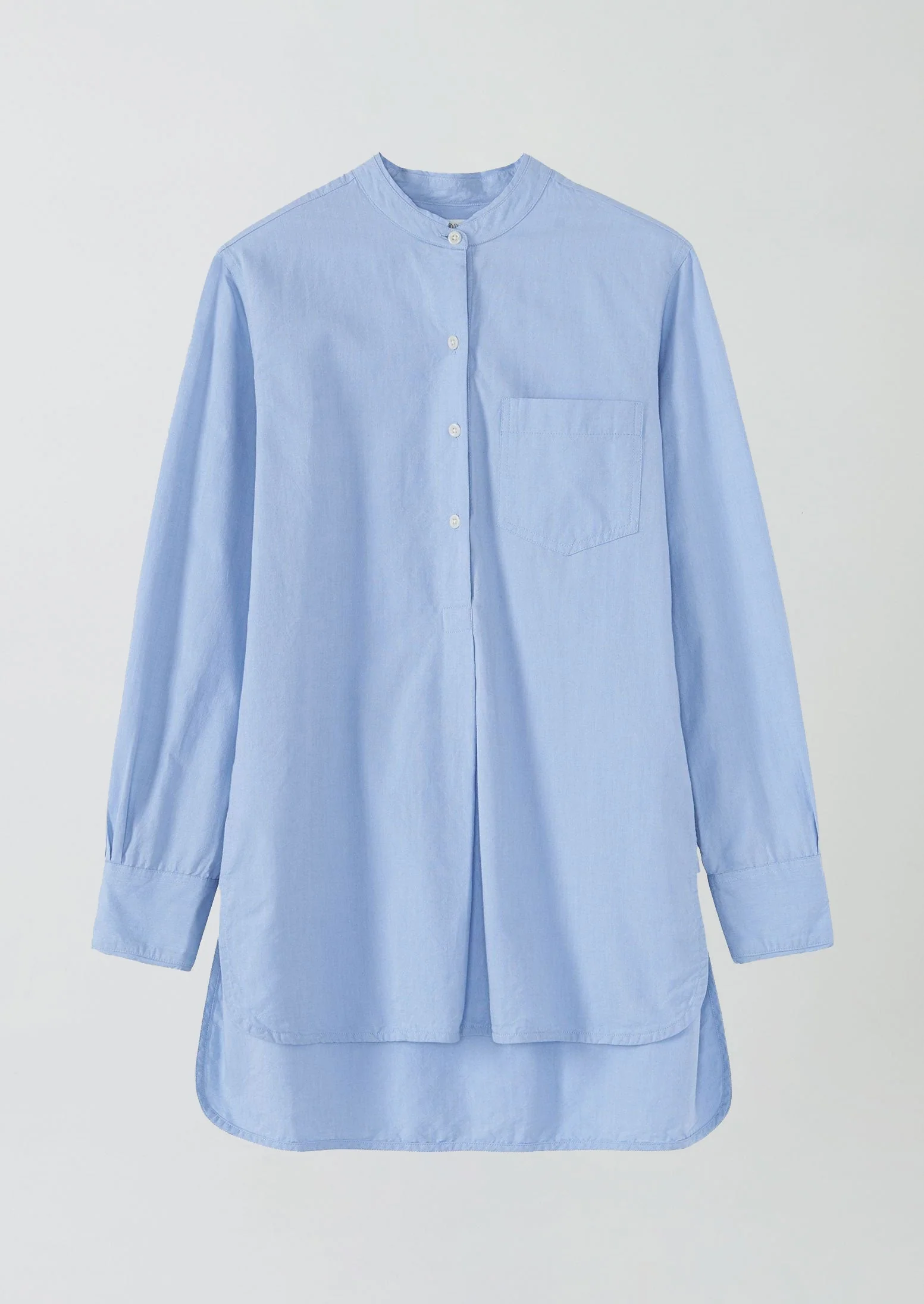 Taro Cotton Oxford Long Shirt | Chambray - Image 6