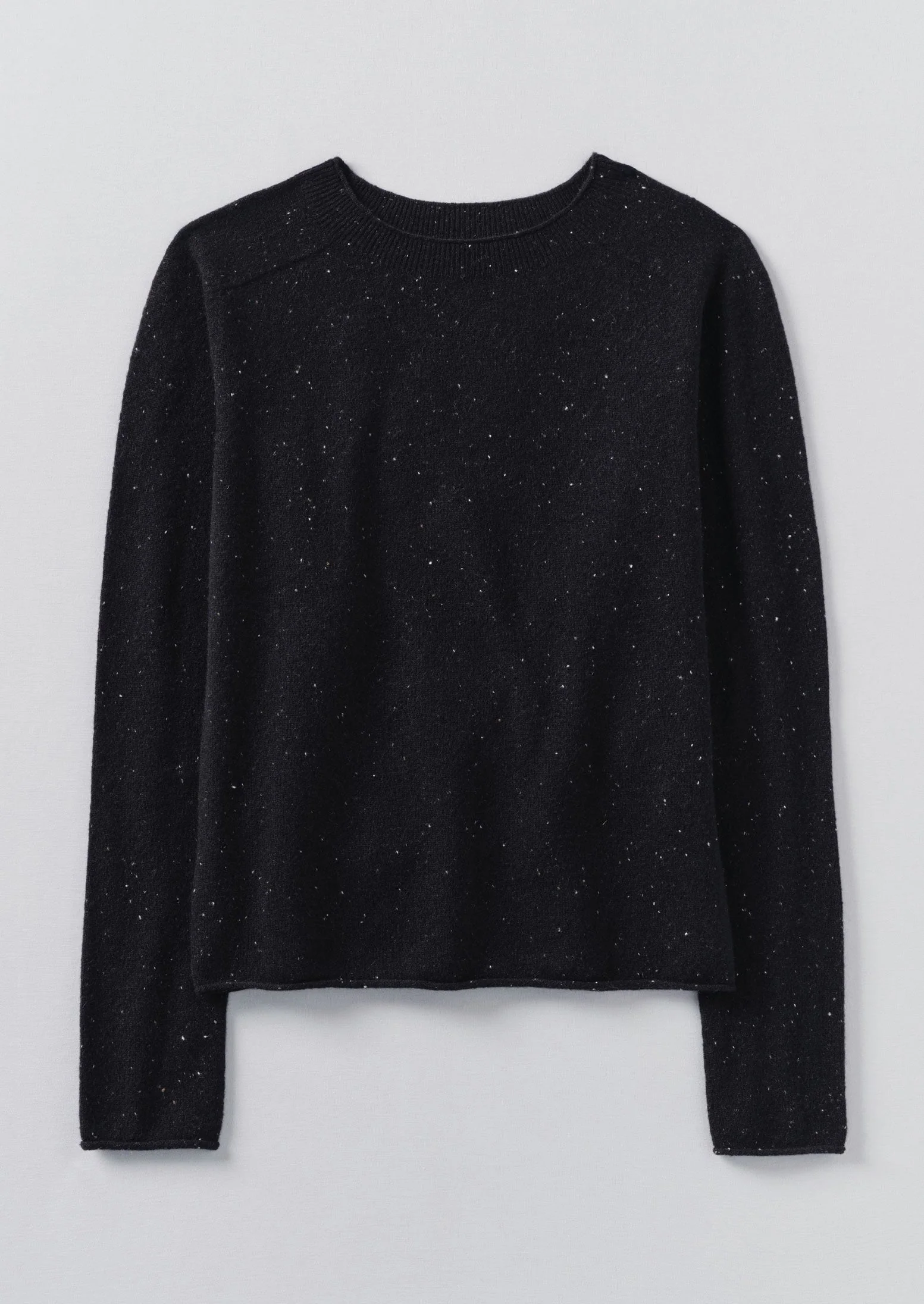 Wool Cashmere Neat Sweater | Night Sky - Image 5